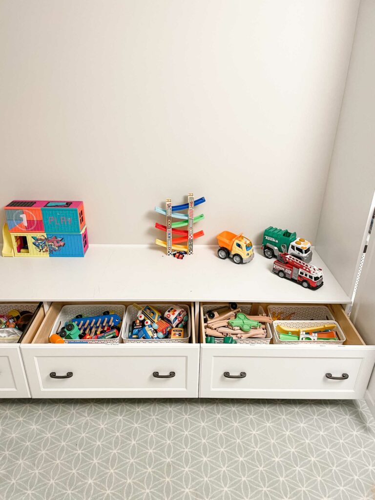 Add bins to separate categories of toys @simplifybuffalo